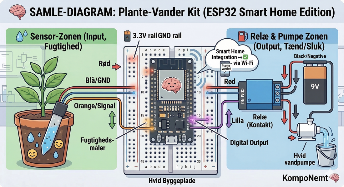 Guides-KompoNemt-Mick Müller-Begynder-ESP32-Starter kit
