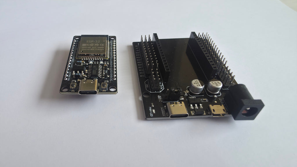 🌐 ESP32 (Type-C) inkl. Expansion Shield – Gør dine projekter trådløse! 🚀