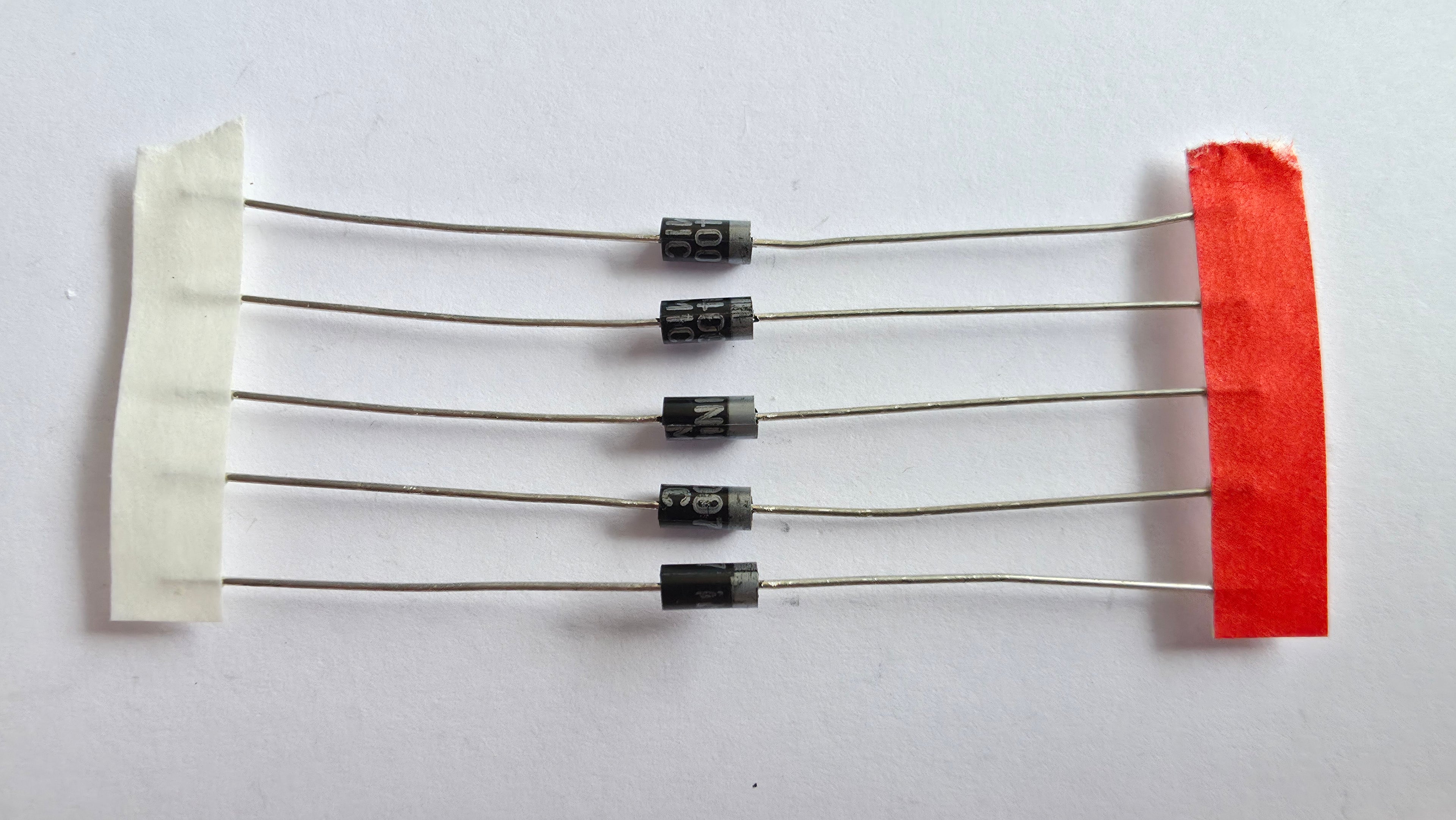 1N4007 Ensretterdiode (Pakke med 5 stk eller 10 stk)