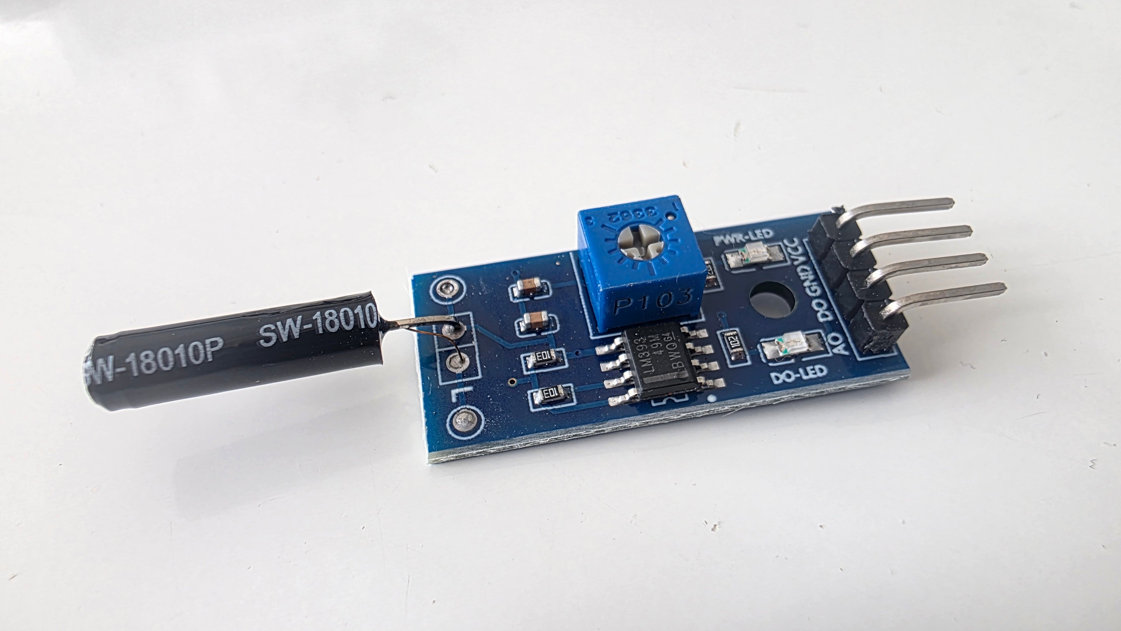 🚨 SW1801P Vibrationssensor – Byg din egen tyverialarm! 🥷