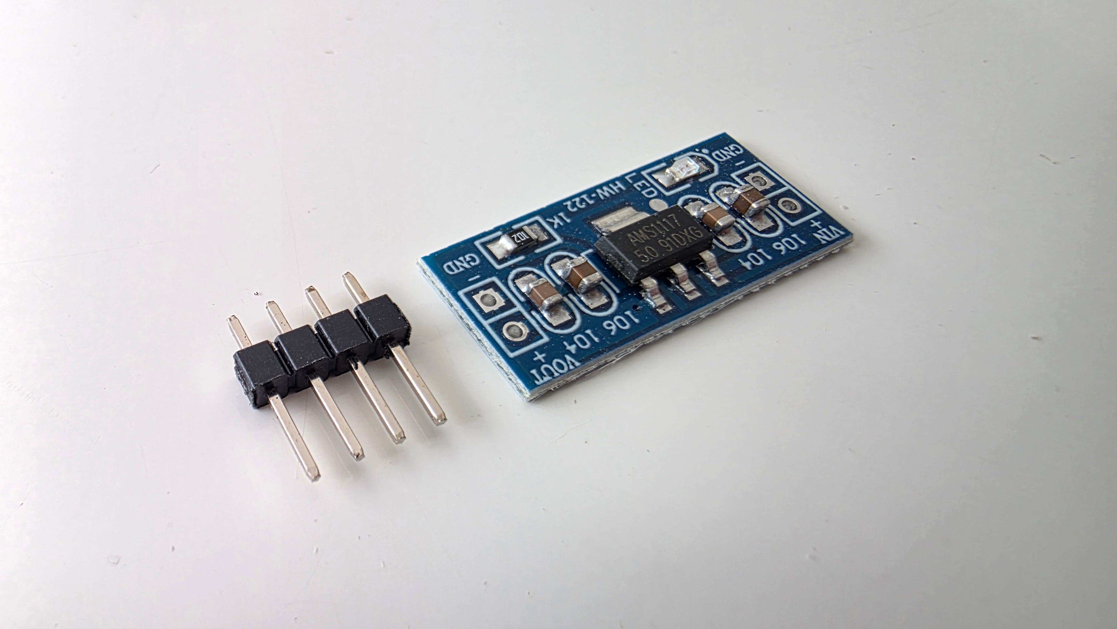 ⚡ AMS1117 Step-Down Modul (3.3V / 5.0V) – Red dine sensorer! 🛡️--KompoNemt-KompoNemt