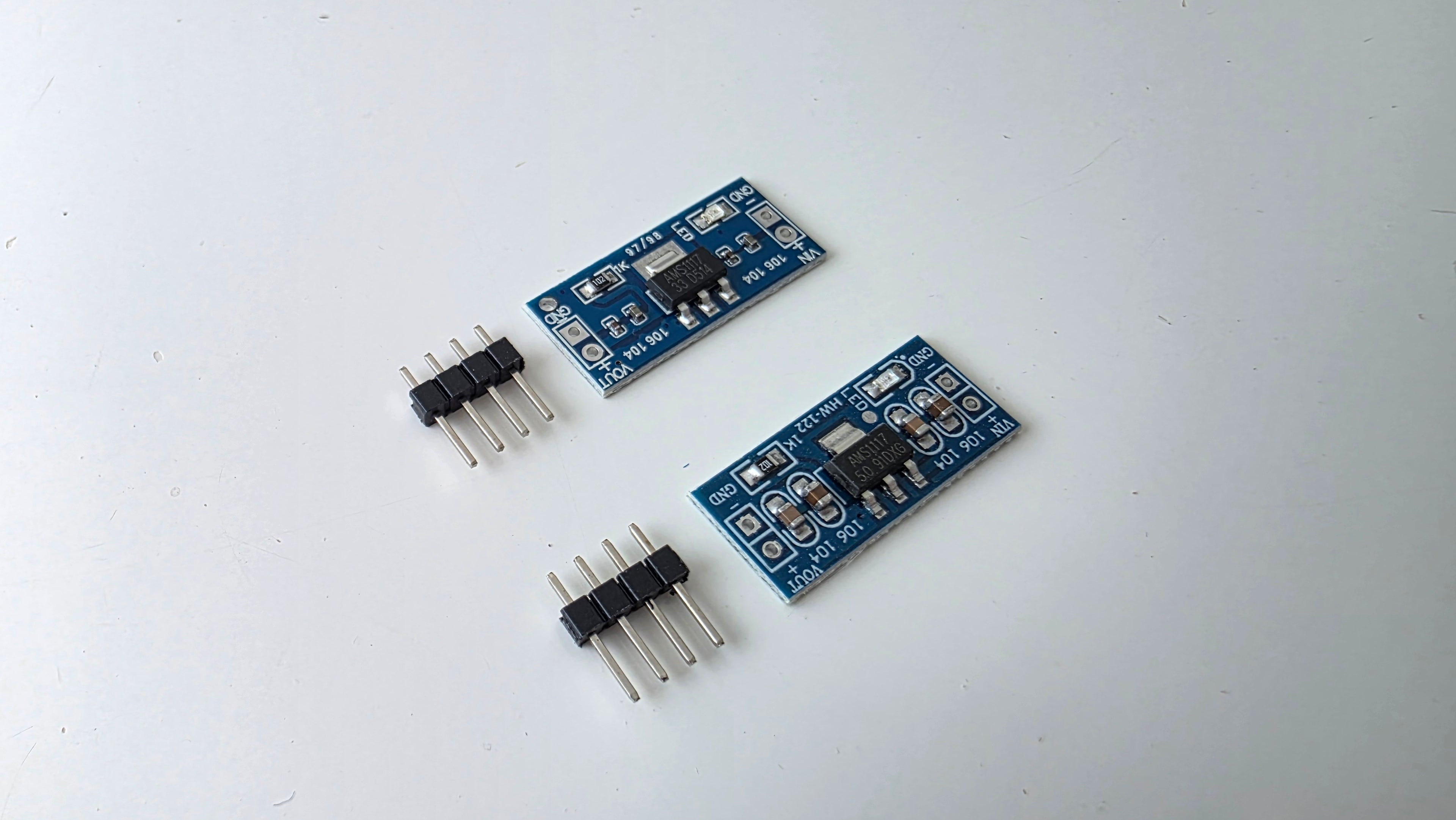 ⚡ AMS1117 Step-Down Modul (3.3V / 5.0V) – Red dine sensorer! 🛡️