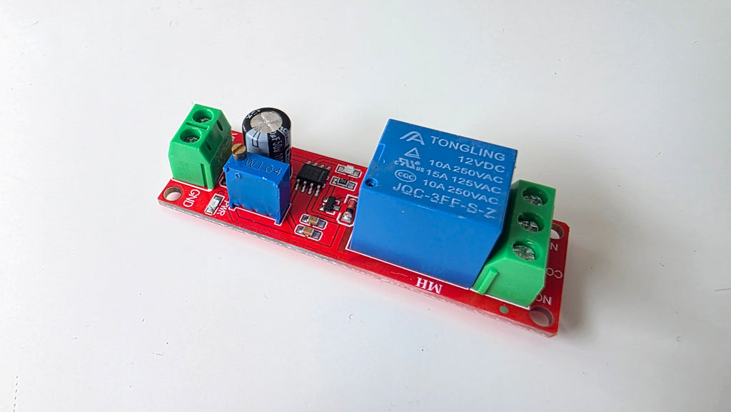 NE555 Forsinkelses-relæ / Timer Modul (0-10 Sekunder) – Tidsstyring helt uden kode! ⏱️