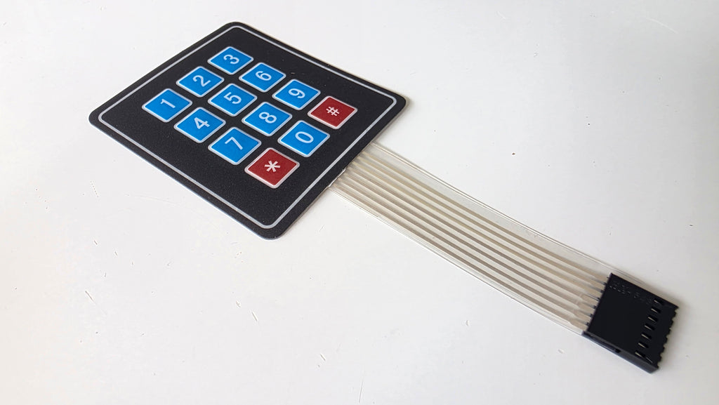 Membran Keypad (3x4 Matrix) – Giv dit projekt en pinkode! 🔢