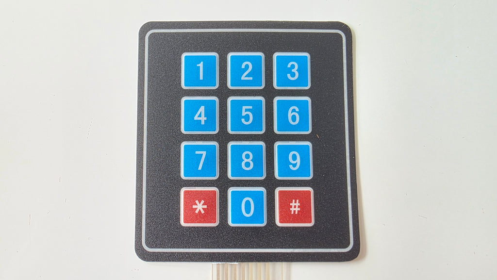 Membran Keypad (3x4 Matrix) – Giv dit projekt en pinkode! 🔢