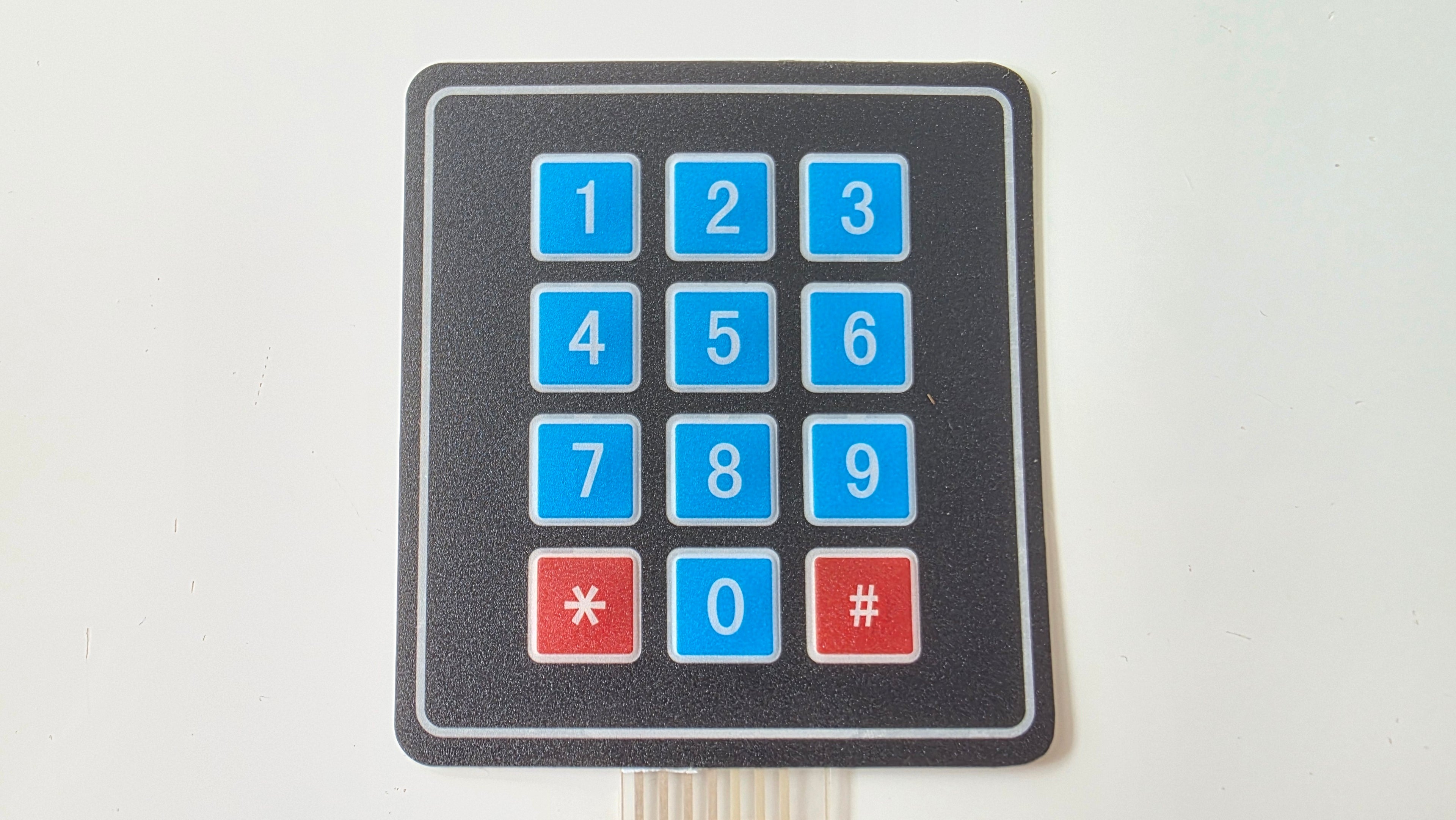 Membran Keypad (3x4 Matrix) – Giv dit projekt en pinkode! 🔢