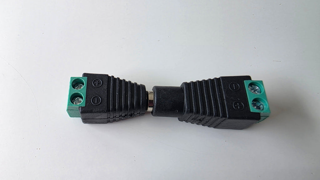DC Strømstik med Skrueterminal (5.5x2.1mm) – Slip for at lodde! 🔌