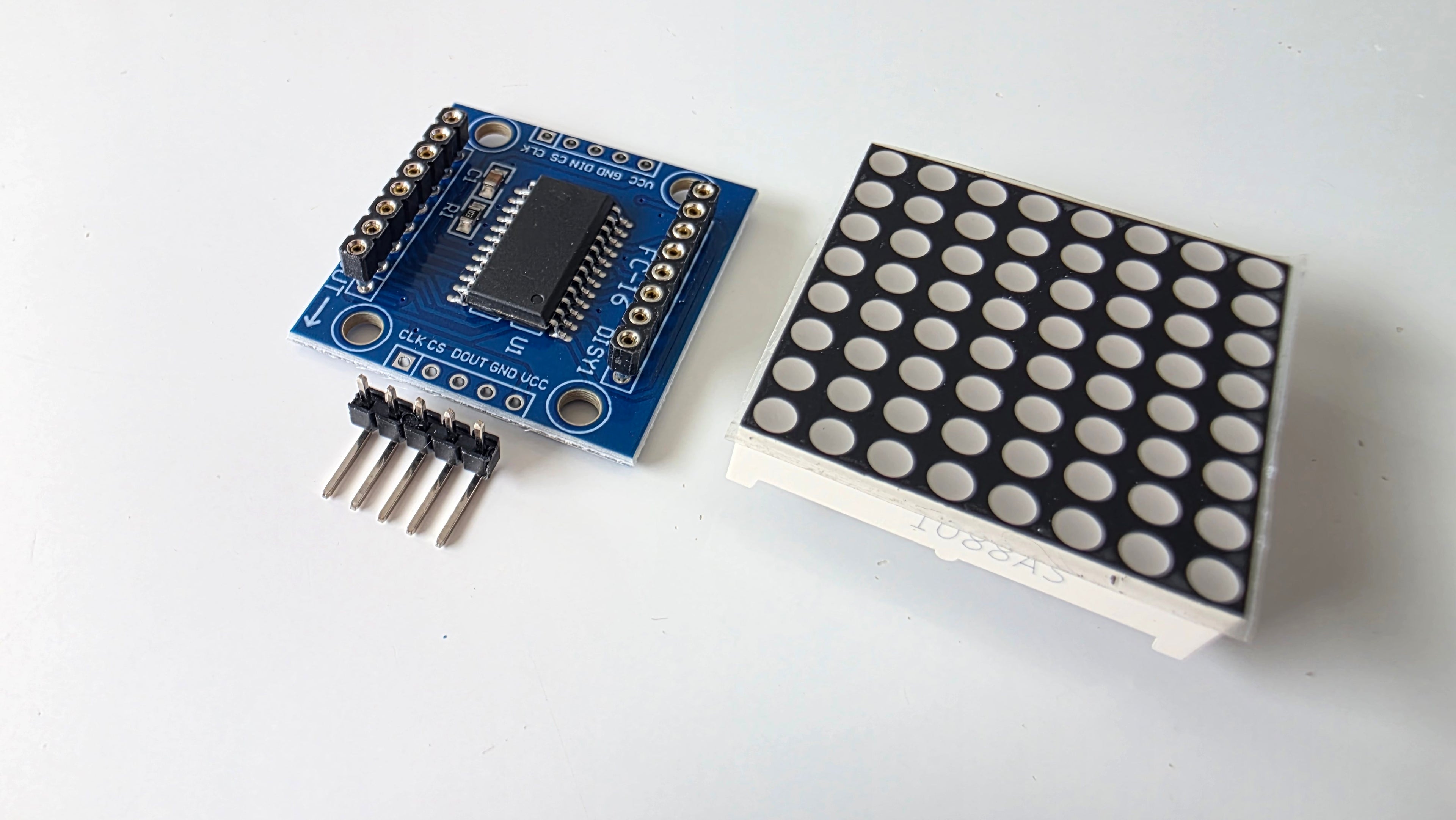 MAX7219 8x8 LED Dot Matrix Modul (DIY Kit) – Skab dine egne ikoner og animationer! 👾