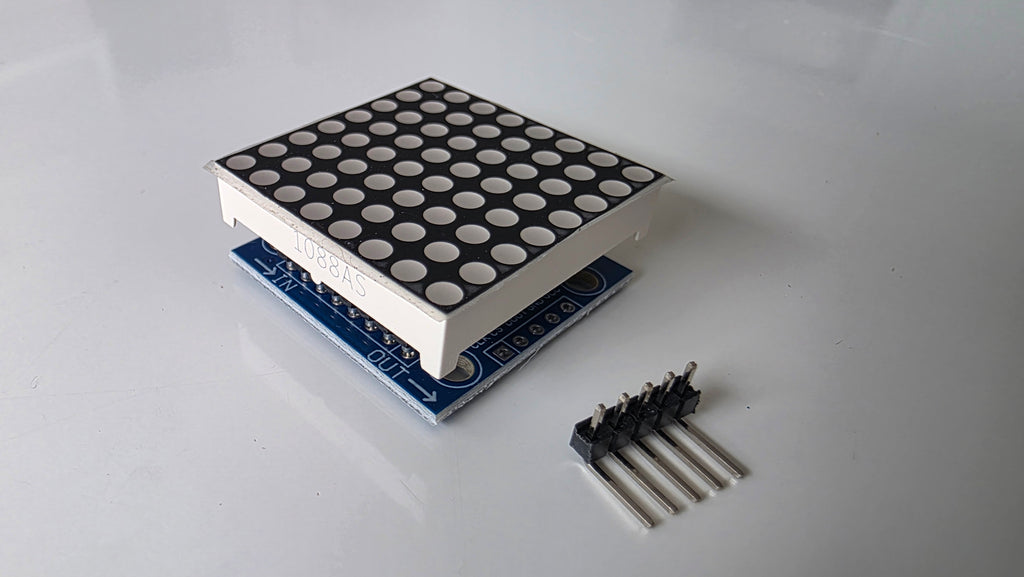 MAX7219 8x8 LED Dot Matrix Modul (DIY Kit) – Skab dine egne ikoner og animationer! 👾