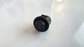 🎚️ Nem montering, perfekt finish: Rund Mini Vippekontakt (Rocker Switch) - Sort