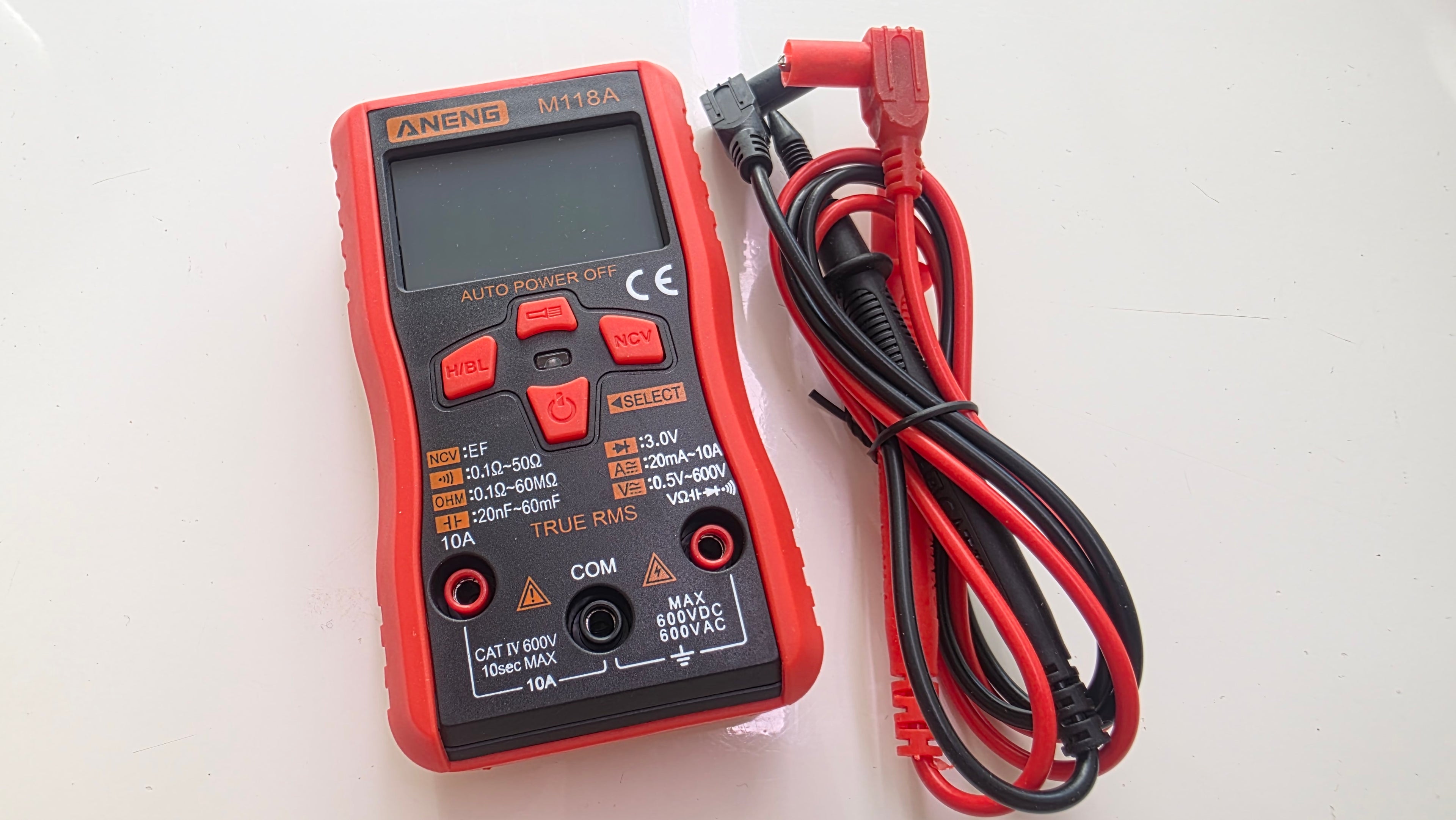 ANENG M118A Mini Auto-Multimeter (6000 Counts)
