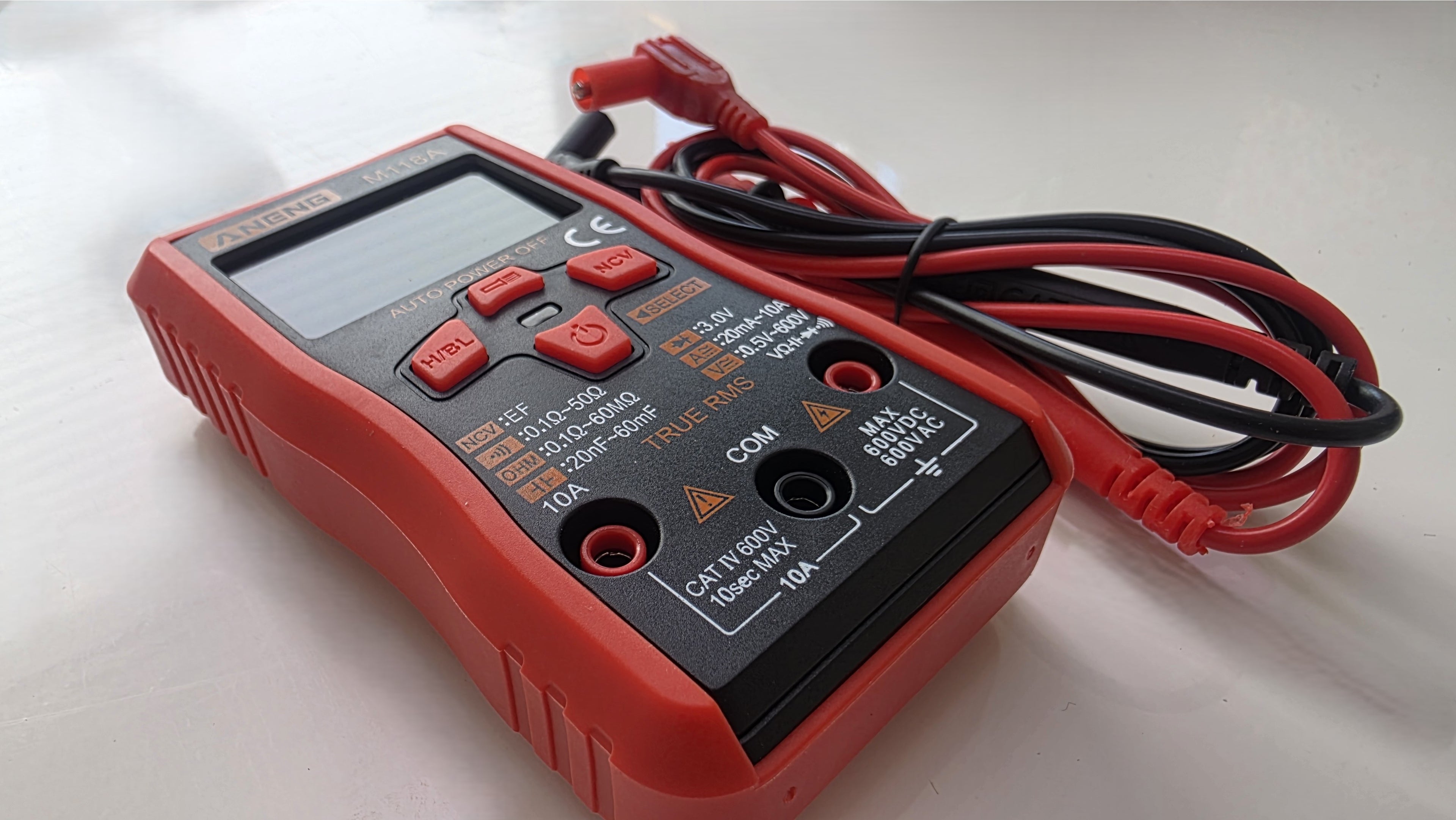 ANENG M118A Mini Auto-Multimeter (6000 Counts)