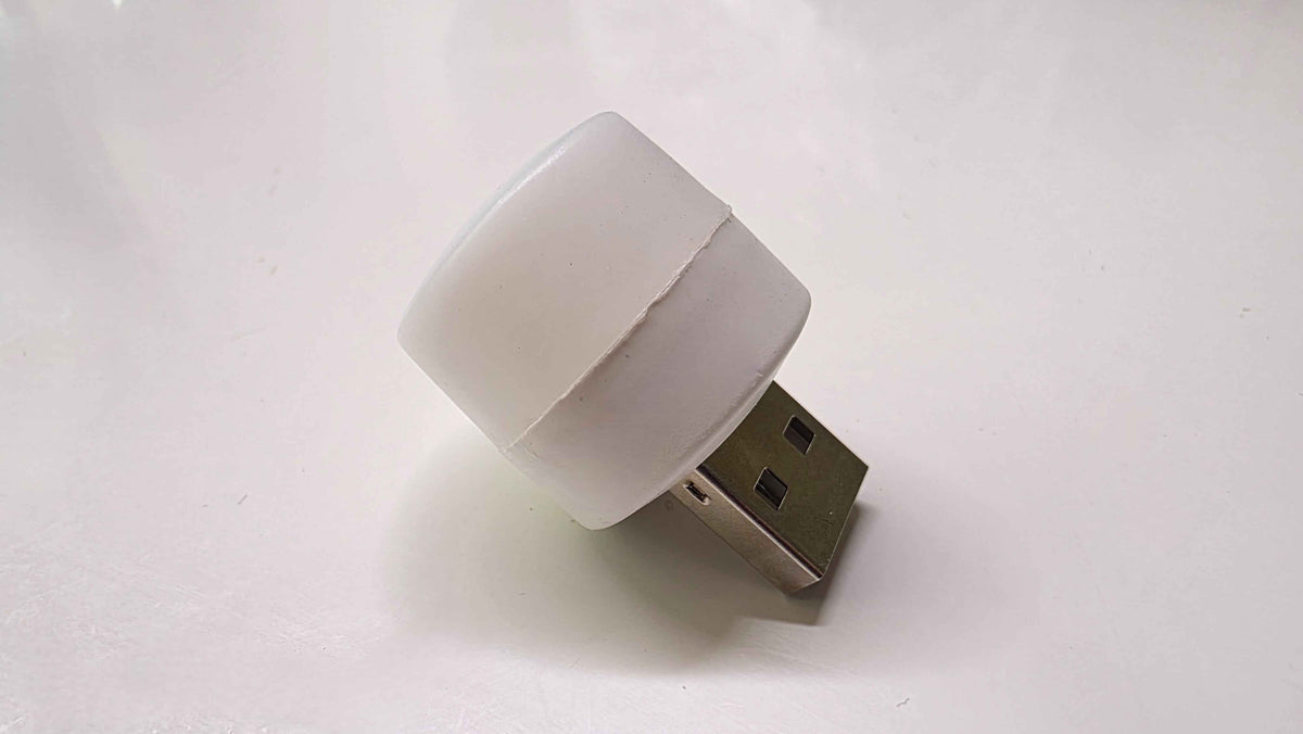 Mini USB LED Lampe – Lille, men KRAFTIG! (Hvidt lys)