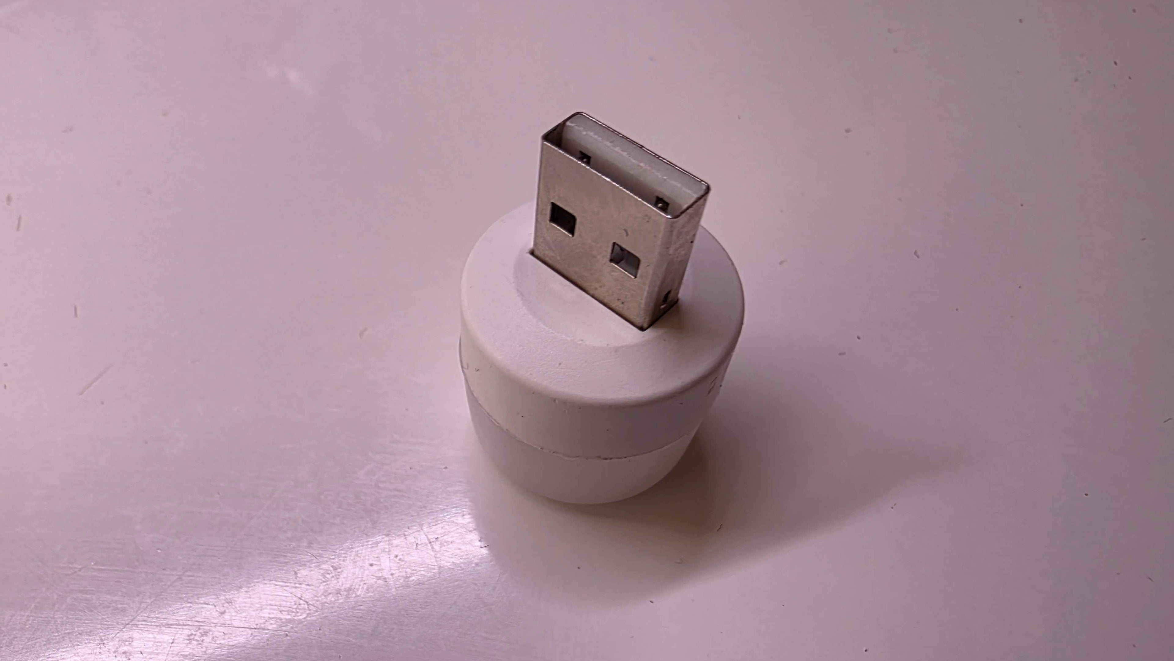 Mini USB LED Lampe – Lille, men KRAFTIG! (Hvidt lys)