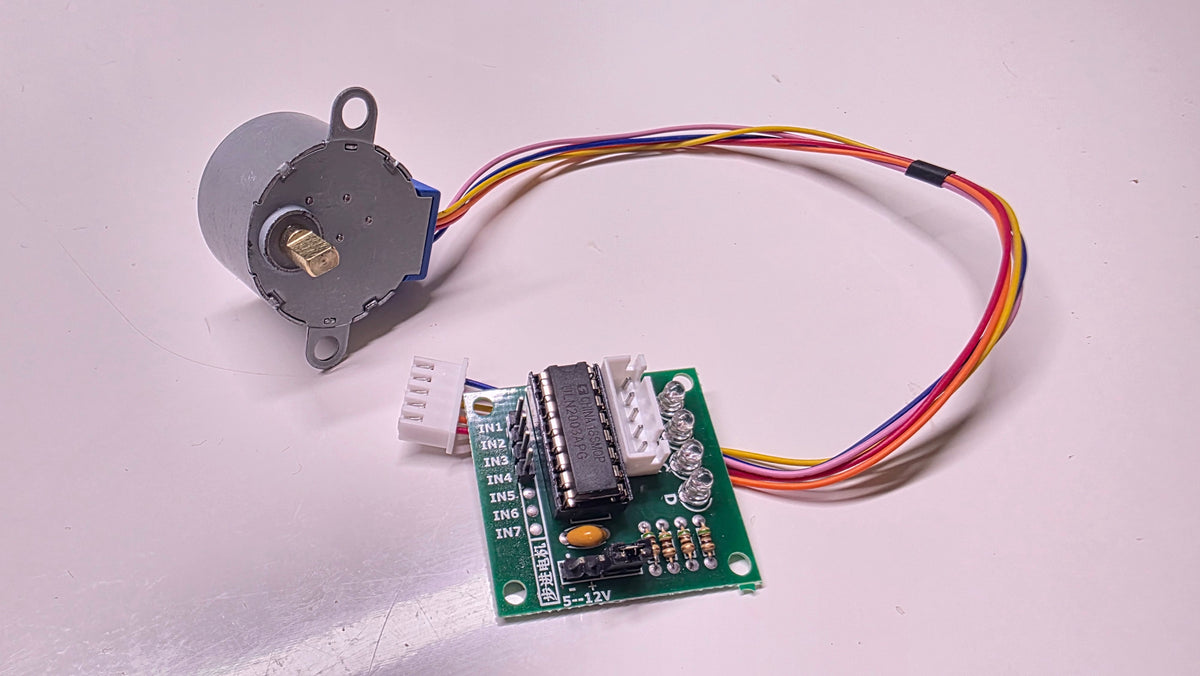28BYJ-48 Stepper Motor inkl. ULN2003 Driver – Præcisionsbevægelse til begynderpris! ⚙️