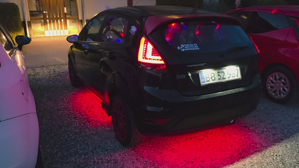 🌈 Komplet RGB Ambient Belysning til bilens kabine (USB & Fjernbetjening) ✨