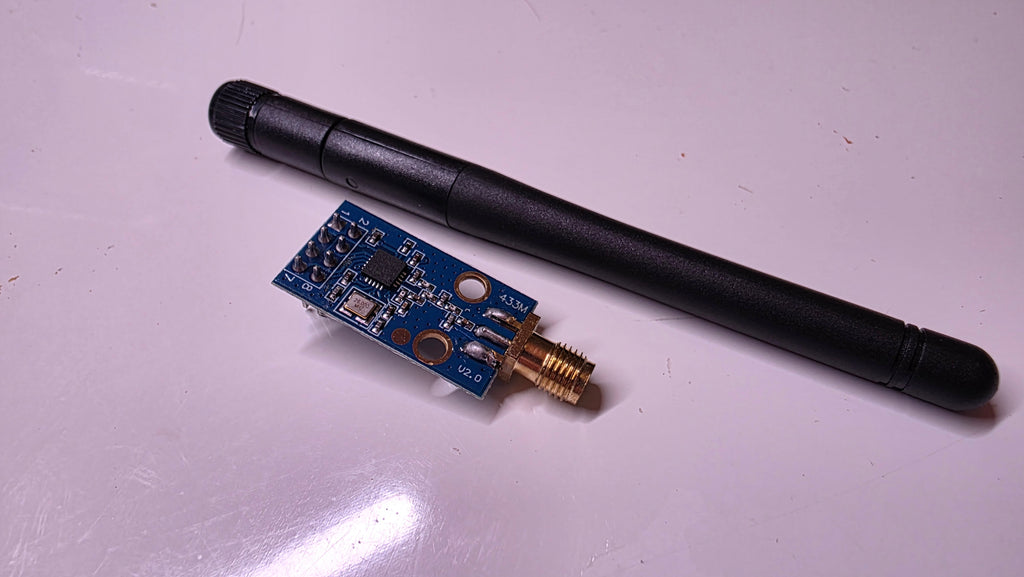 CC1101 Trådløst Modul (433MHz) med Ekstern Antenne