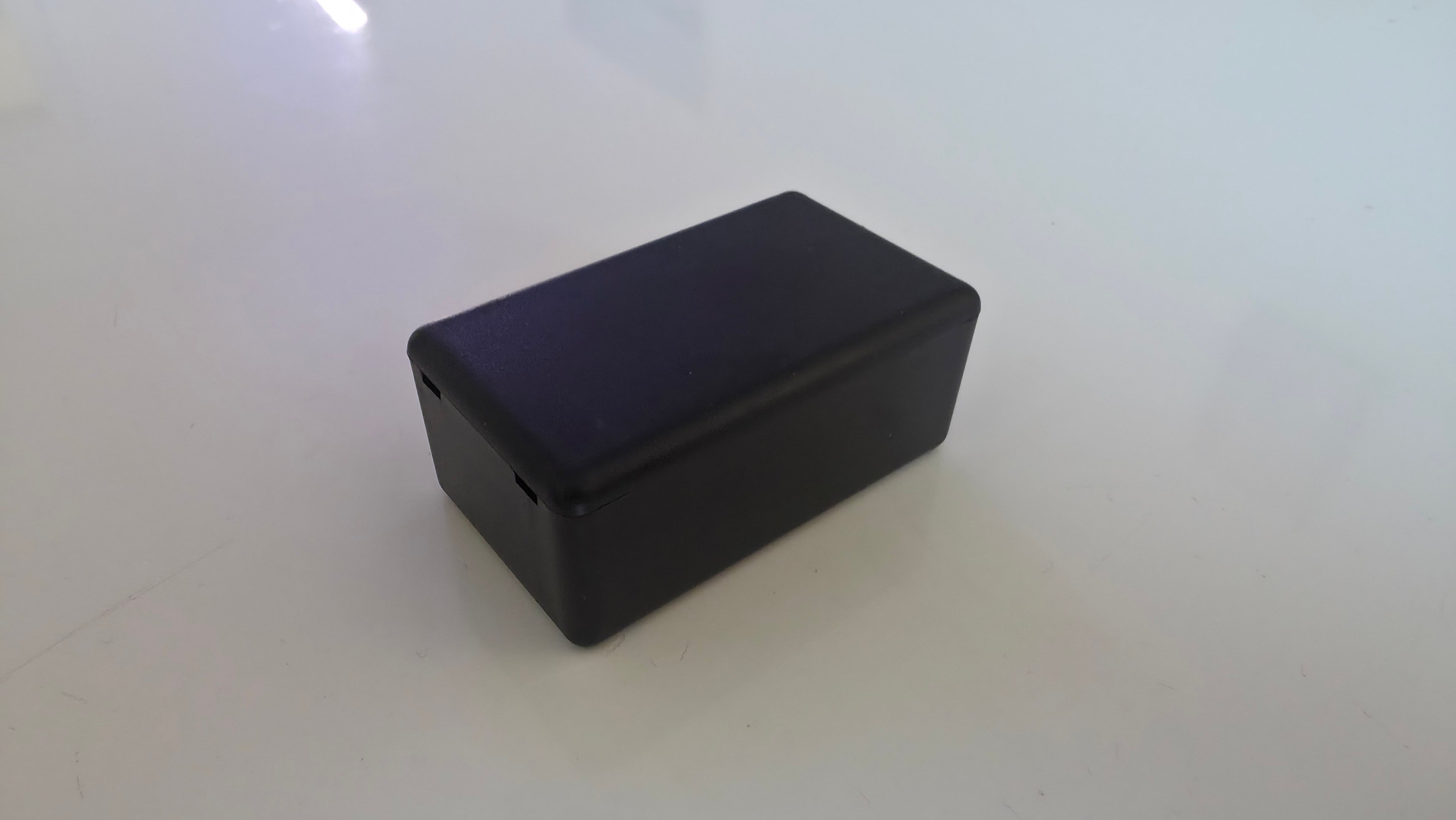 Sort Plastikkabinet til Elektronik / Project Box (60x36x25 mm)