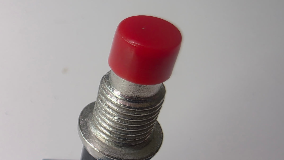 7mm Mini Trykknap (Momentary) – Rød – Den lille røde knap, alle vil trykke på! 🔴