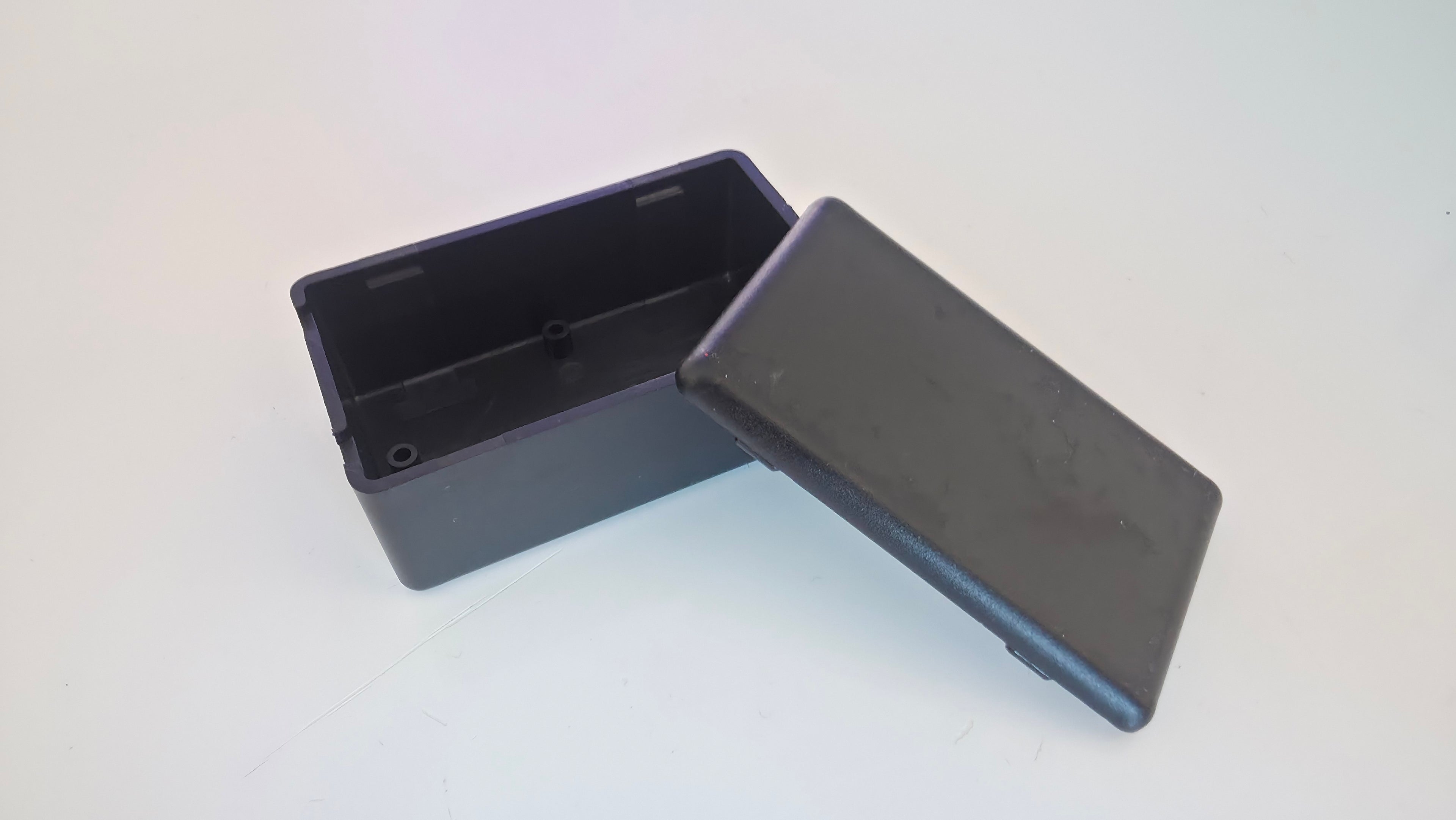Sort Plastikkabinet til Elektronik / Project Box (60x36x25 mm)